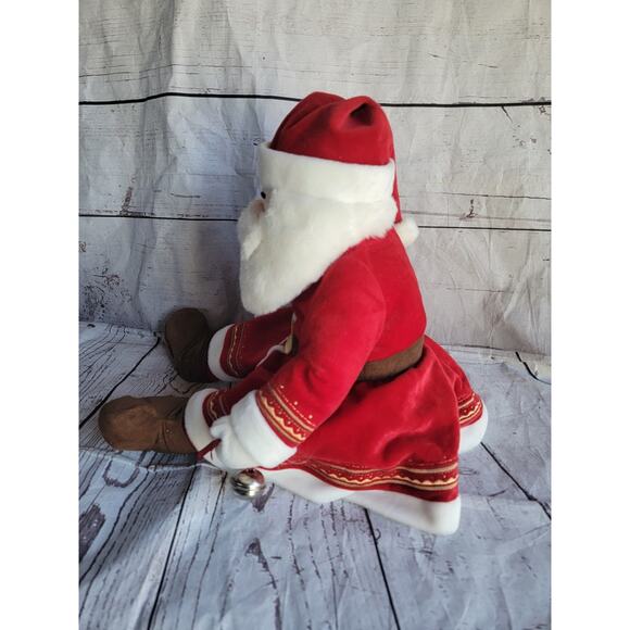 Hallmark Polar Express Santa Stuffed Plush Jingle Bell 12in Doesn't Work - Picture 5 of 9